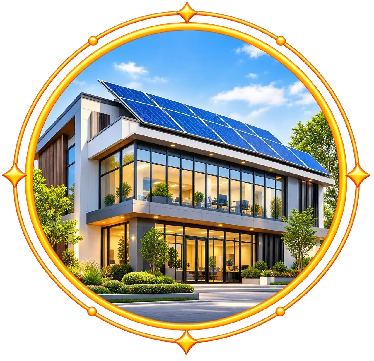 Commercial solar project